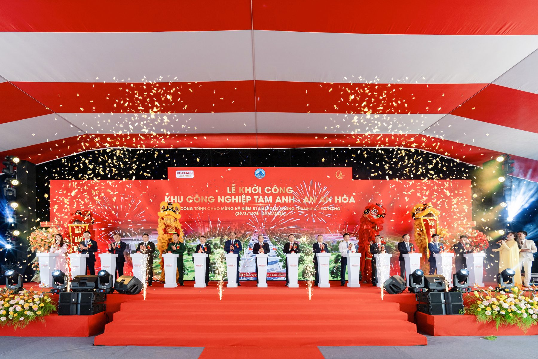 LỄ KHỞI CÔNG KHU CÔNG NGHIỆP TAM ANH – AN AN HÒA