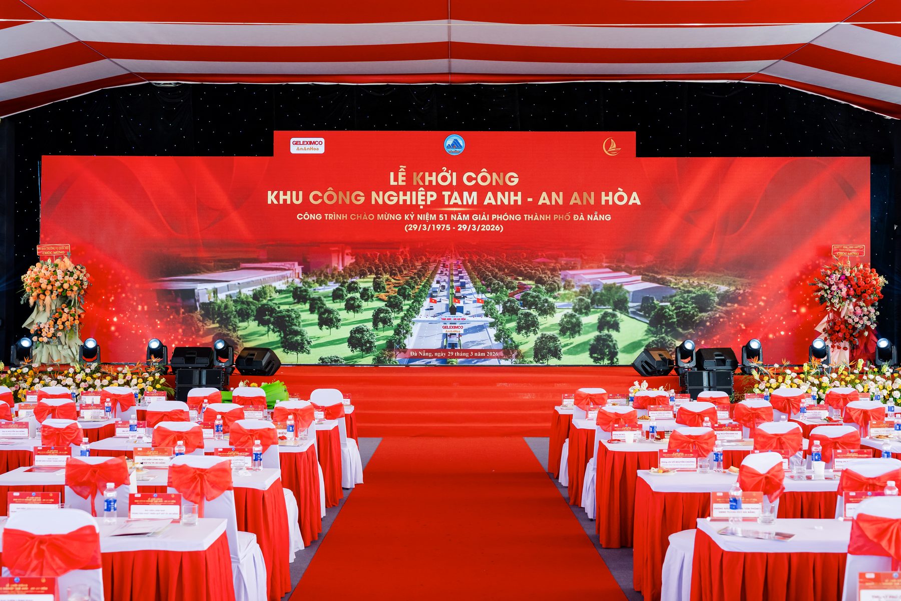 LỄ KHỞI CÔNG KHU CÔNG NGHIỆP TAM ANH – AN AN HÒA
