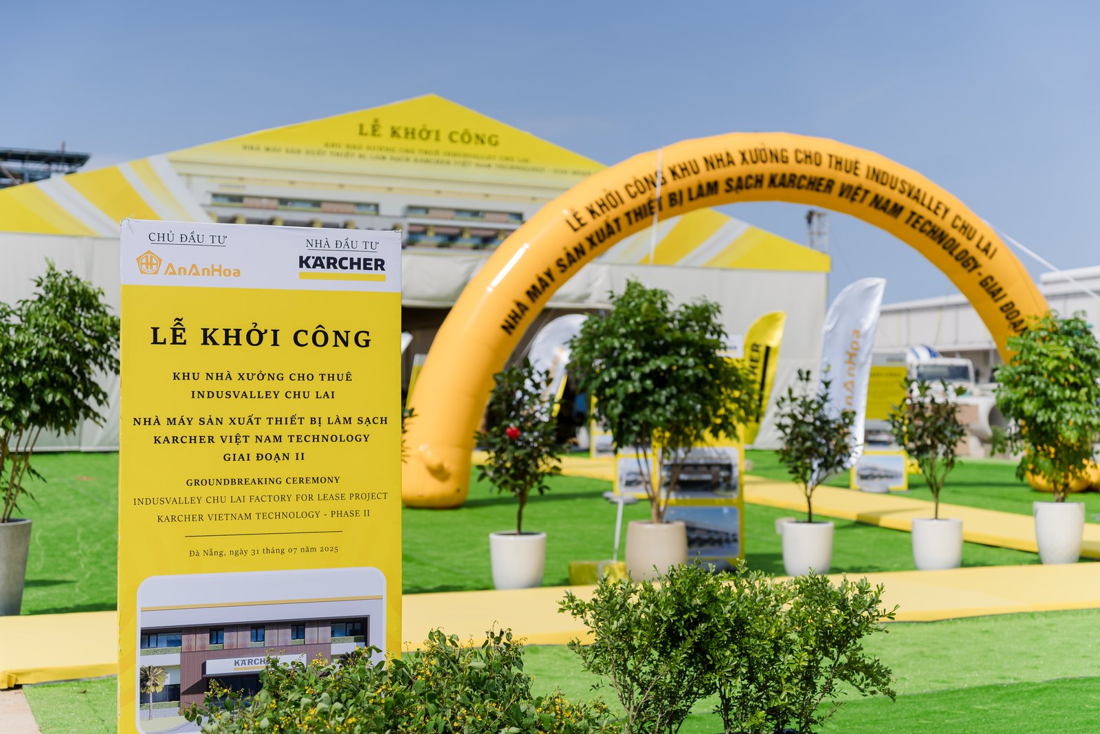 LỄ KHỞI CÔNG KHU NHÀ XƯỞNG KARCHER